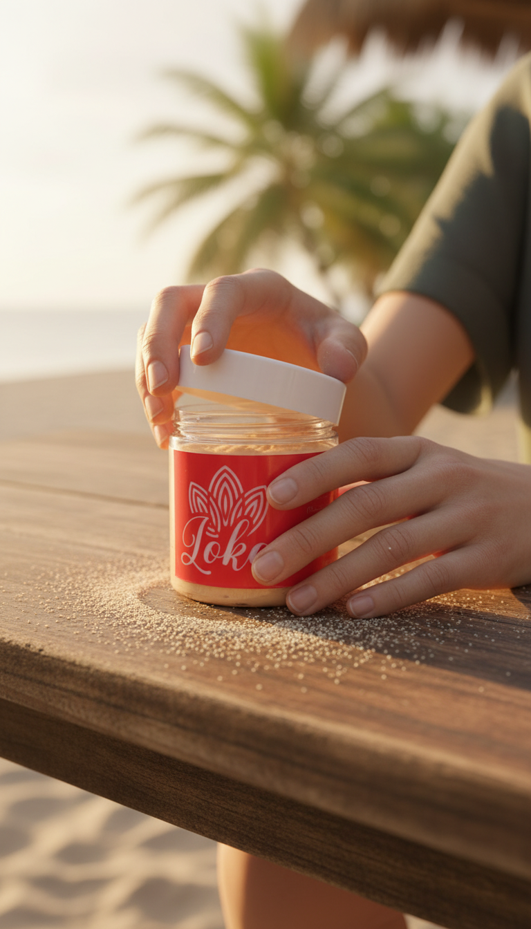 كريم تفتيح و تقشير الجسم كريم تفتيح و تقشير الجسم